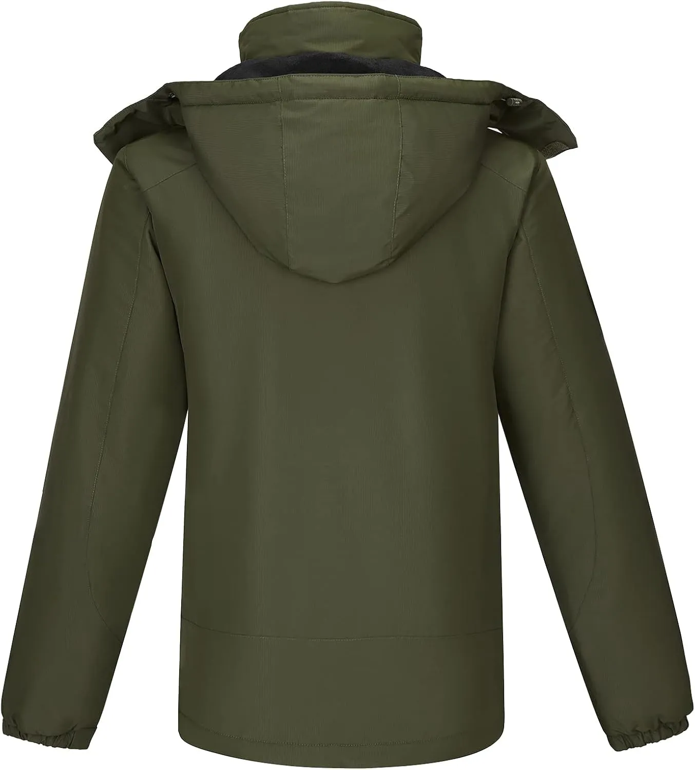 CAMEL Men's Winter Ski Jackets Waterproof Snow Coat with Hood Mountain Windproof Rain Jacket