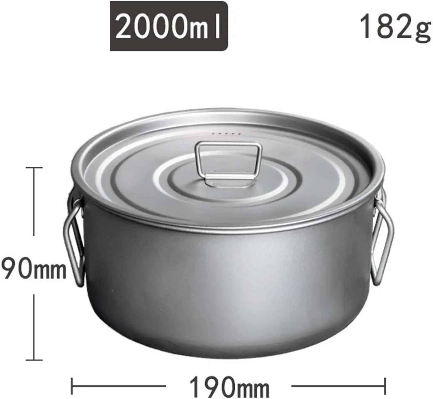 Camping Cookware Mess Kit Kitchen Equipment with Folded Handle Compact Design Picnic Cooking Pots for Outdoor Cooking