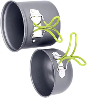Camping Cookware Set Lightweight Folding Pot Complete Outdoor Cooking Tools