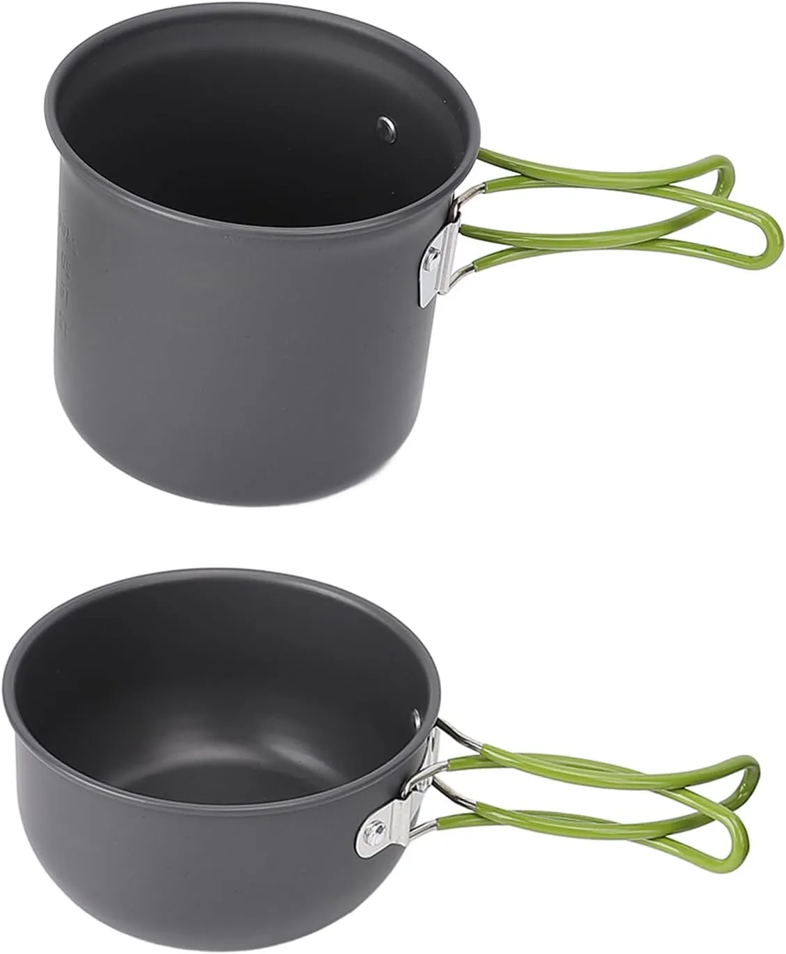 Camping Cookware Set Portable Lightweight Pot Spoon Fork Kit for Outdoor Picnics