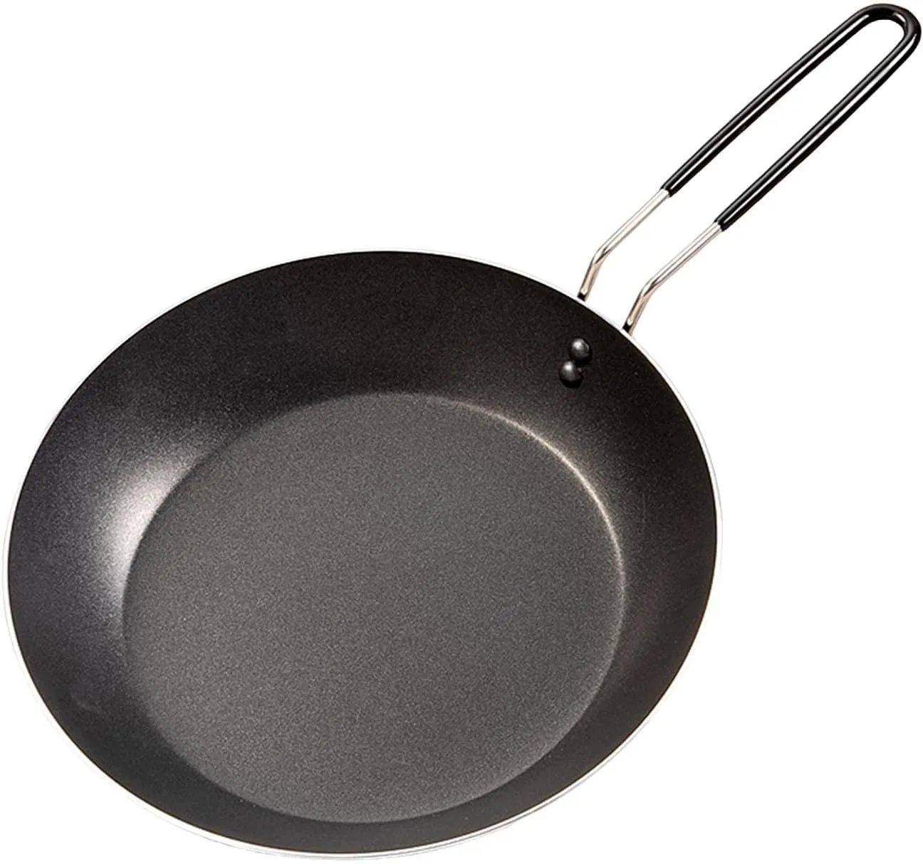 Camping Fry Pan Nonstick Skillet Reusable Multipurpose Lightweight Folding Handle Outdoor Cooking Griddle for Barbecue Picnic