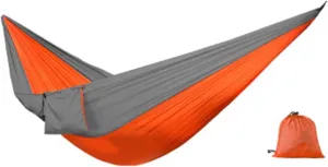 Camping Hammock Portable Camping Hammock Double Hanging Bed Lightweight Hammock Outdoor Waterproof Durable Survival Travel Leisure Bed, 275x140cm a