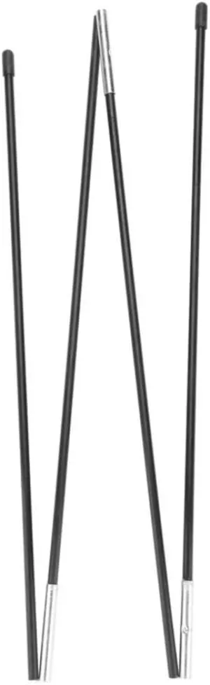 Camping Tent Pole, Adjustable Fiber Glass Rod Pole Replacement Accessories for Double Tents