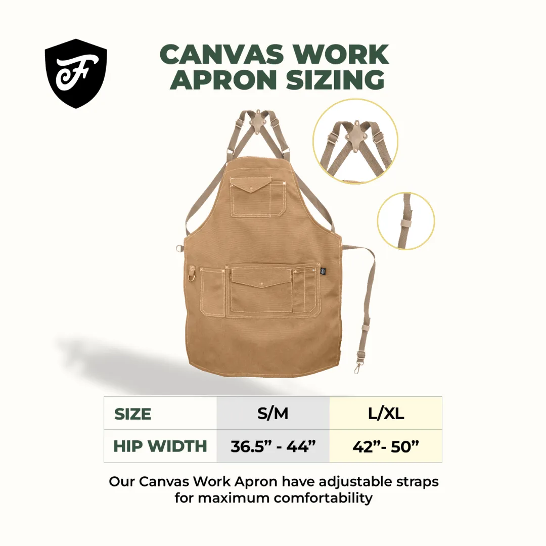 Canvas Apron - Sawdust Final Upsell Sale