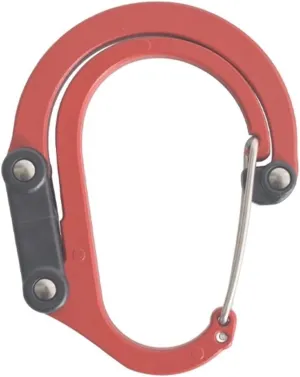 Carabiner Snap Hooks Hybrid Gear Clip -Rotating Hook Clip Non-Locking Strong Clips for Camping Fishing Hiking Travel Backpack Out