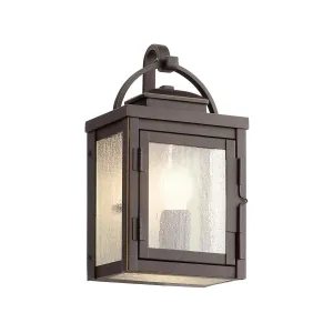 Carlson 1 Light Wall Lantern | Rubbed Bronze