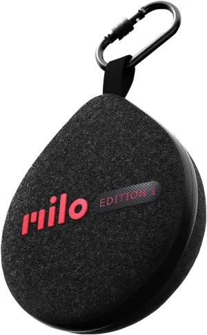 Carry Case – Premium Protective Case for Milo Action Communicator, Holds 1 Milo, Clip and Charging Cable (Not Included) - Protects Against Drops - Includes Carabiner