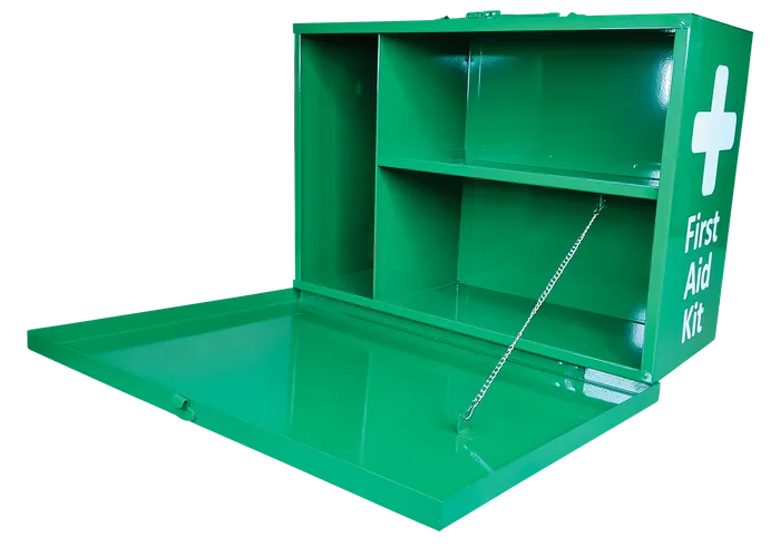 Catering / Food Large first aid kit in landscape Metal box