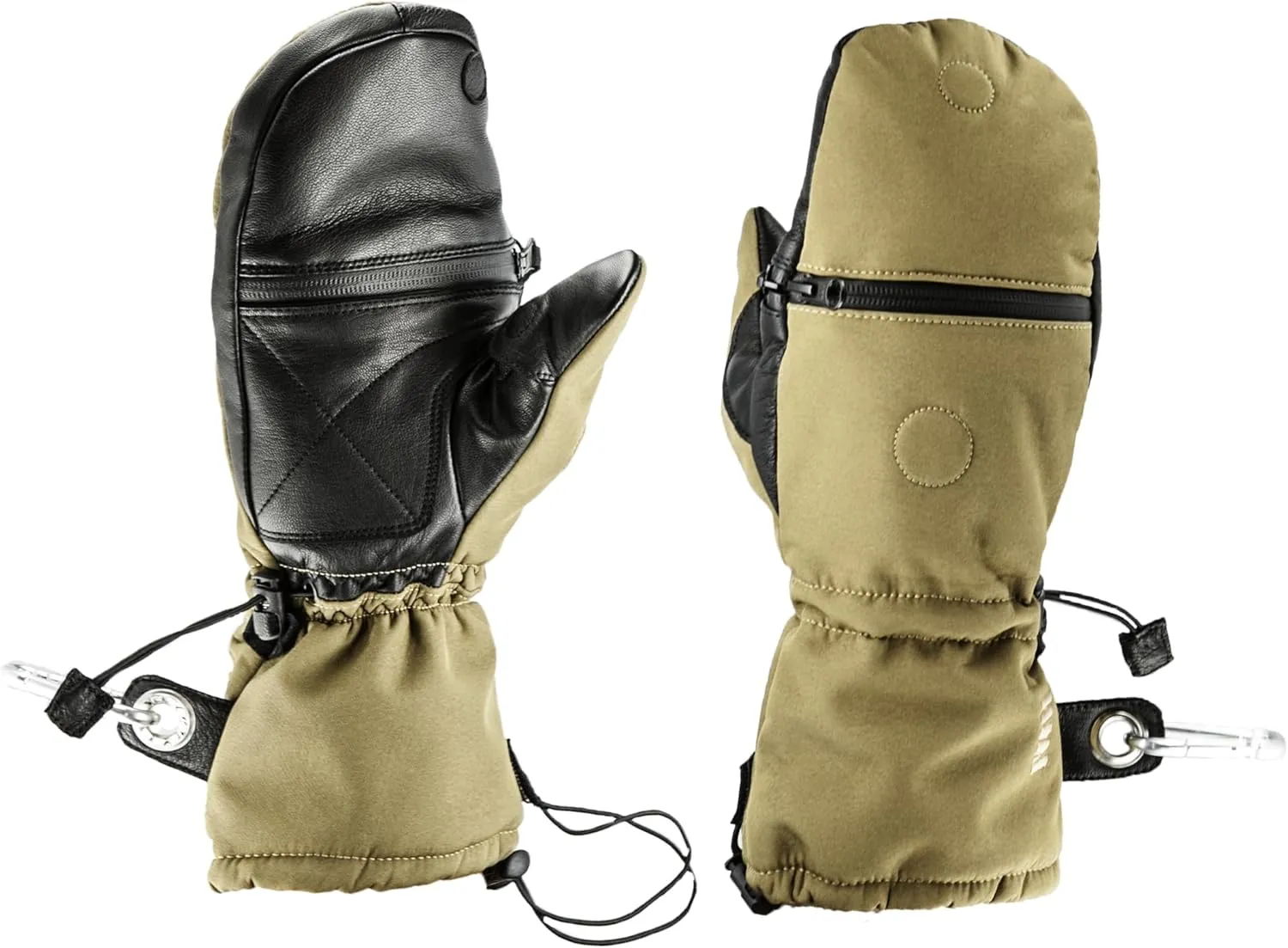 CFCM Convertible Fold-Away Cold Weather Mitt Transforms to Gloves, Water-Resistant, Touchscreen Capable