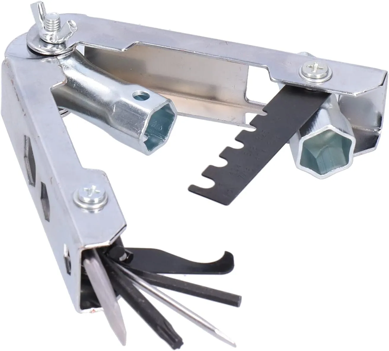 Chainsaw Multi Tool Combination Kit, Universal Chainsaw Tool, Pocket Chainsaw MultiTool for Chainsaws and Outdoor Power Equipment