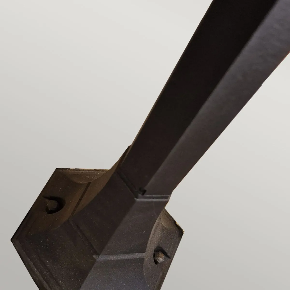 Chapel 1 Light Mini Pillar Lantern | Black