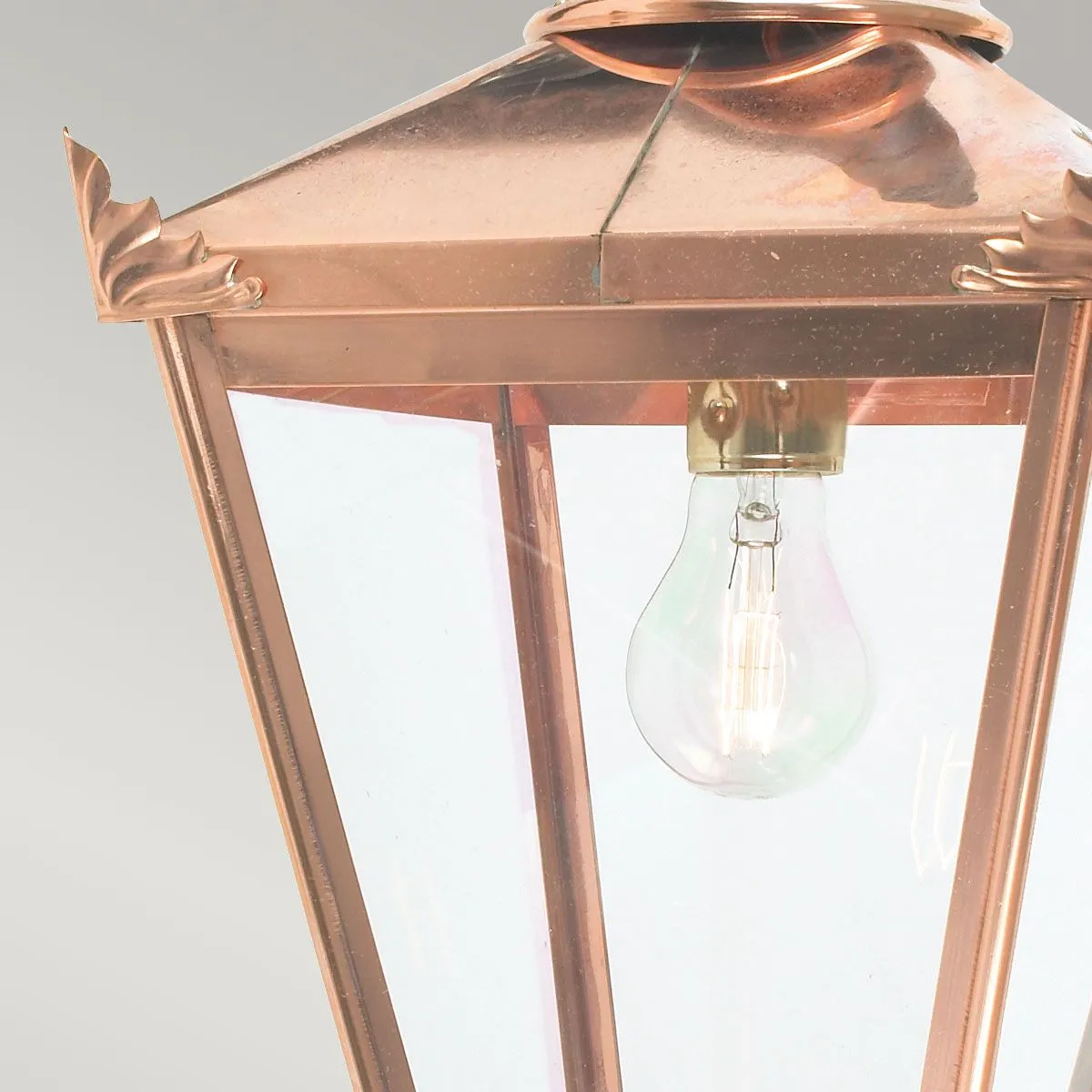 Chelsea 1 Light Down Wall Lantern | Copper