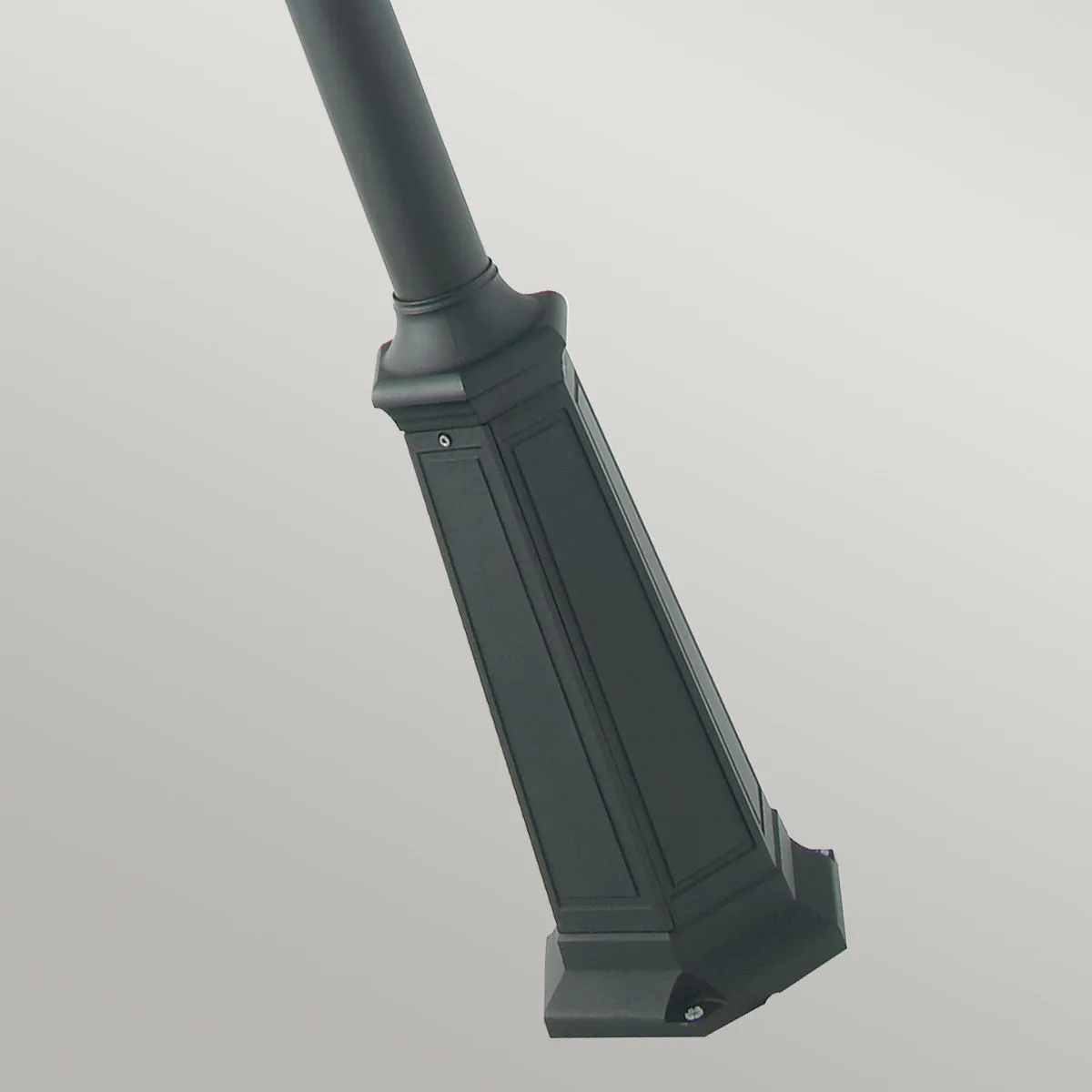 Chelsea 1 Light Grande Lamp Post | Copper & Black