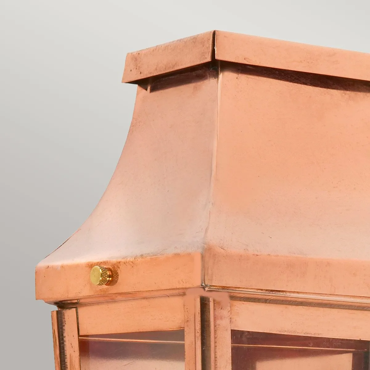Chelsea 1 Light Small Half Lantern | Copper