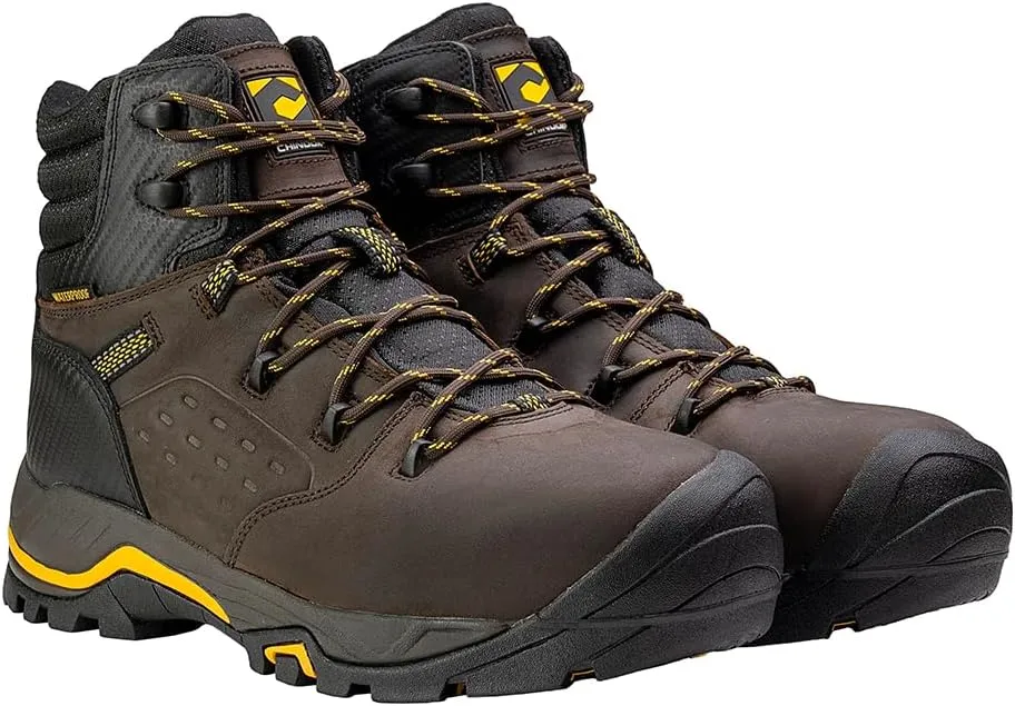 Chinook Footwear Olympic 6" Composite Toe Waterproof Work Boot – Brown
