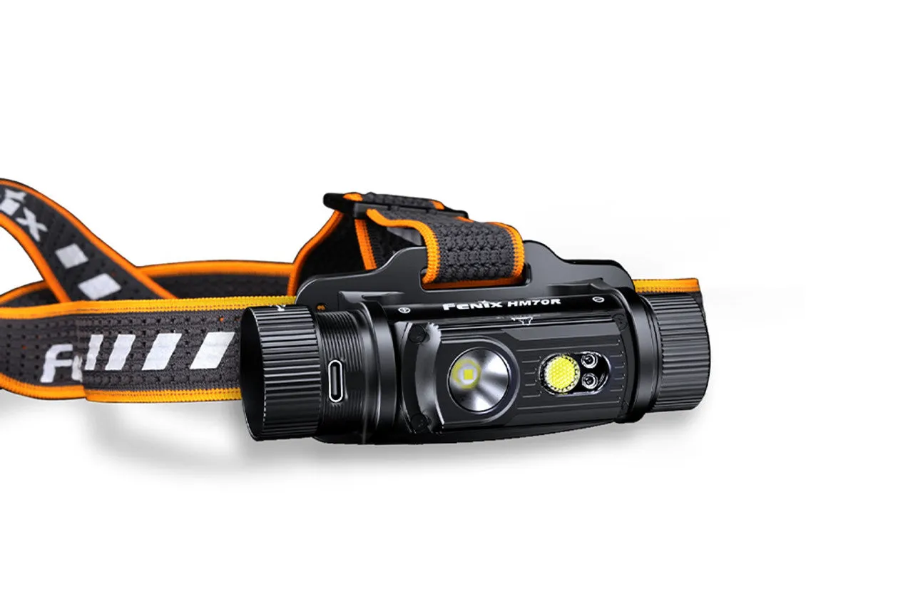 [CLEARANCE] Fenix HM70R Rechargeable Headlamp 1600 Lumens   Free E-LITE Mini Flashlight 150 Lumens