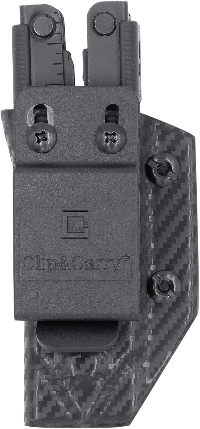 Clip & Carry Kydex Multitool Sheath for Gerber MP600 ~Fits bluntnose & needlenose Models~ Made in USA (Multi-Tool not Included) Multi Tool Holder Holster