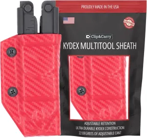 Clip & Carry Kydex Multitool Sheath for Gerber MP600 ~Fits bluntnose & needlenose Models~ Made in USA (Multi-Tool not Included) Multi Tool Holder Holster