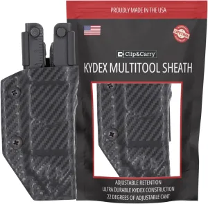 Clip & Carry Kydex Multitool Sheath for Gerber MP600 ~Fits bluntnose & needlenose Models~ Made in USA (Multi-Tool not Included) Multi Tool Holder Holster