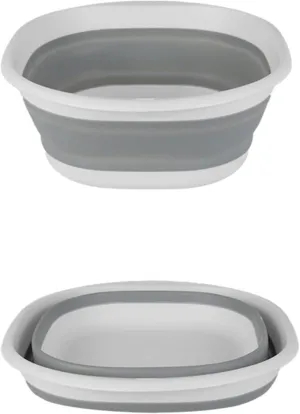 Collapsible wash Basin Foldable Basin Portable Travel Laundry Bason Plastic Pots Scaling Basin Basin Household Folding Basin Household Cleaning Tool(Large)