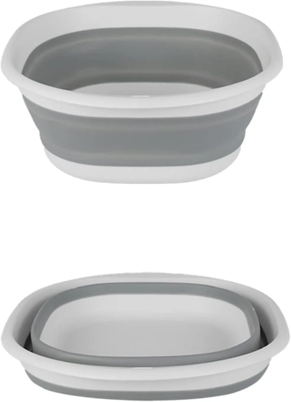 Collapsible wash Basin Foldable Basin Portable Travel Laundry Bason Plastic Pots Scaling Basin Basin Household Folding Basin Household Cleaning Tool(Large)