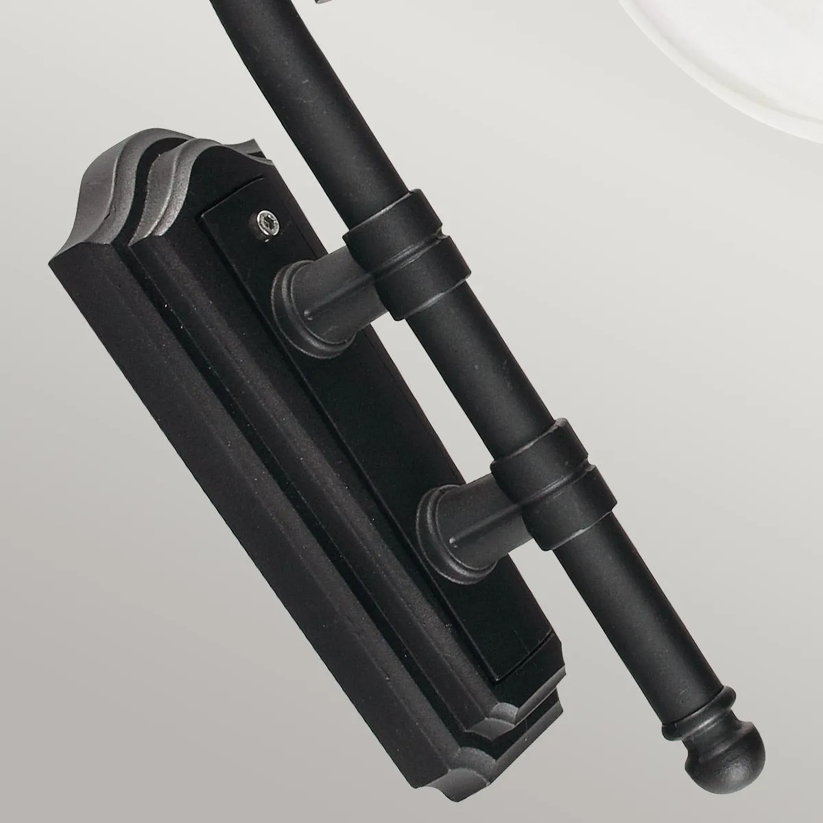 Como 1 Light Wall Lantern - Black  | Black