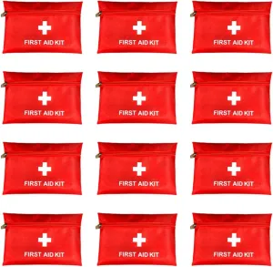 Compact Emergency Red Pouch Set, 12-Pack