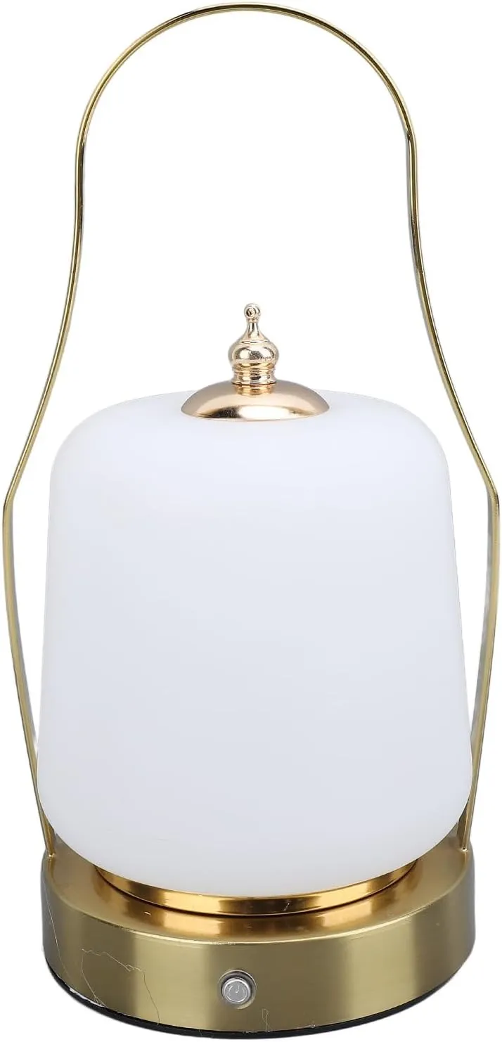 Cordless Lantern Table Lamp Rechargeable Touch Dimmable Portable Night Light, with 3600mAh Battery, for Home, Office, Camping