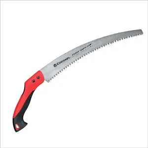 Corona Tools 14-Inch RazorTOOTH Pruning Saw | Tree Saw Designed for Single-Hand Use | Curved Blade Hand Saw | Cuts Branches Up to 8" in Diameter | RS 7395, Red/Black