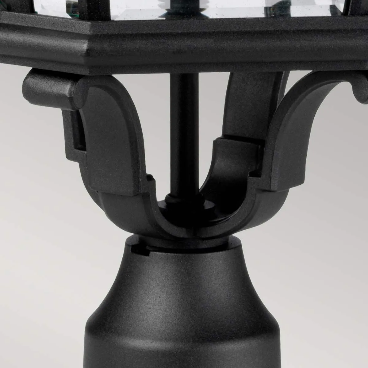 Cotswold Lane 3 Light Large Pedestal | Black