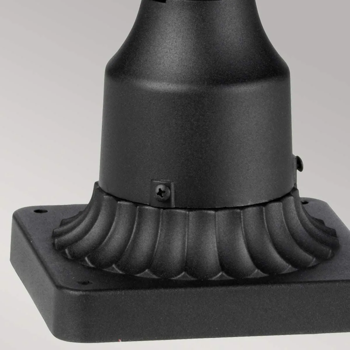 Cotswold Lane 3 Light Large Pedestal | Black
