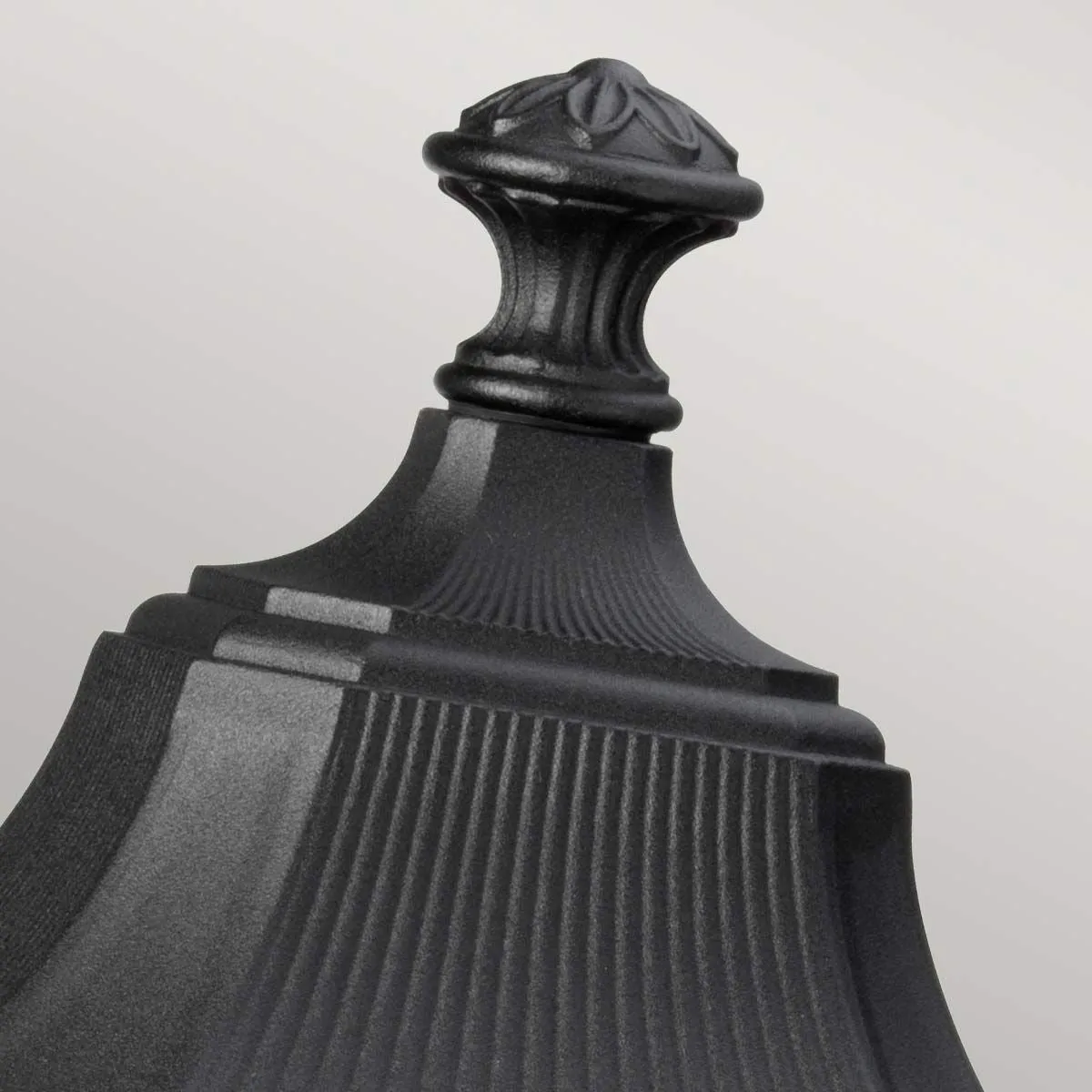 Cotswold Lane 3 Light Large Pedestal | Black