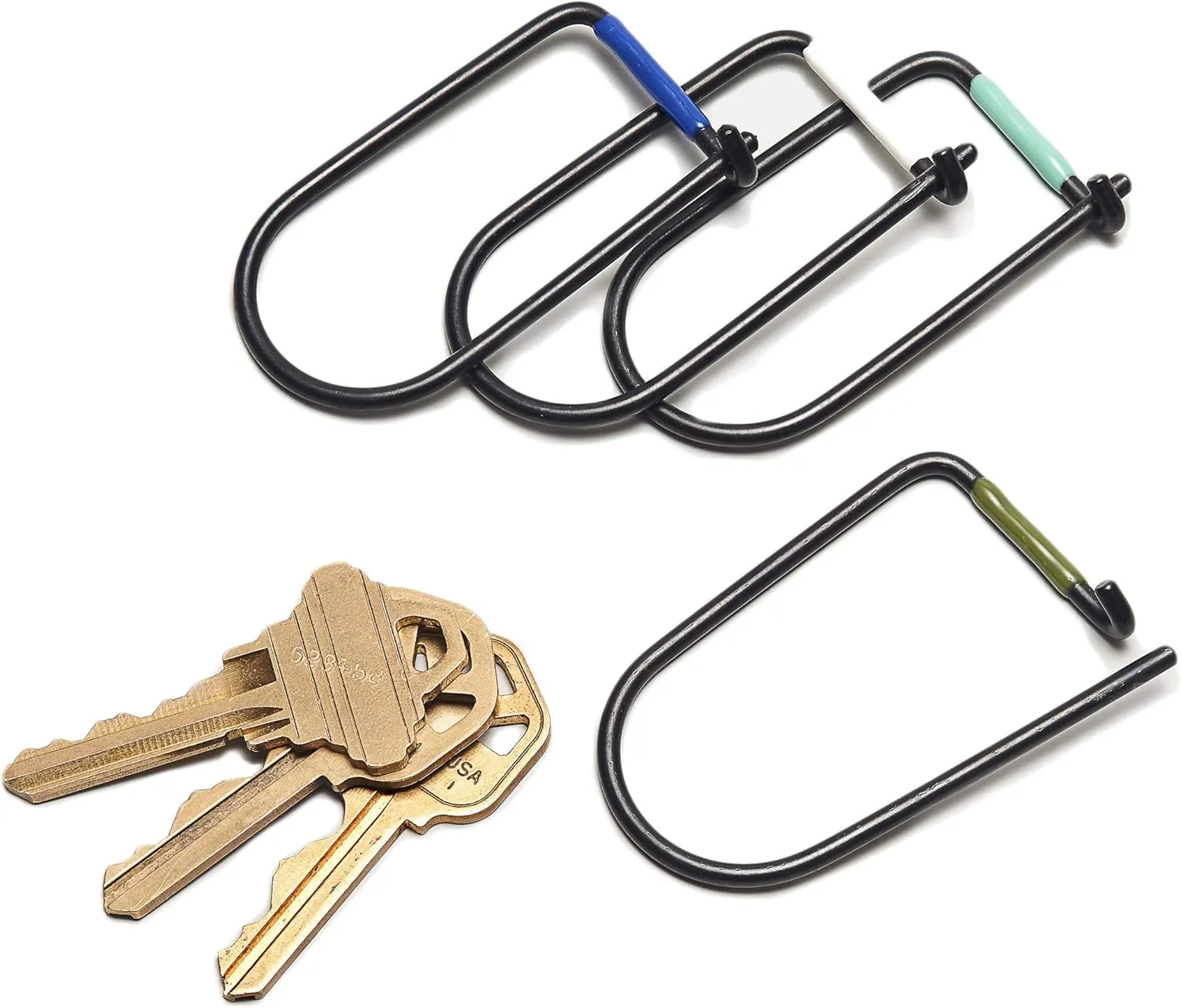 Craighill Wilson Keyring - 2” Minimalist Carabiner Clip, Keychain for Car Keys