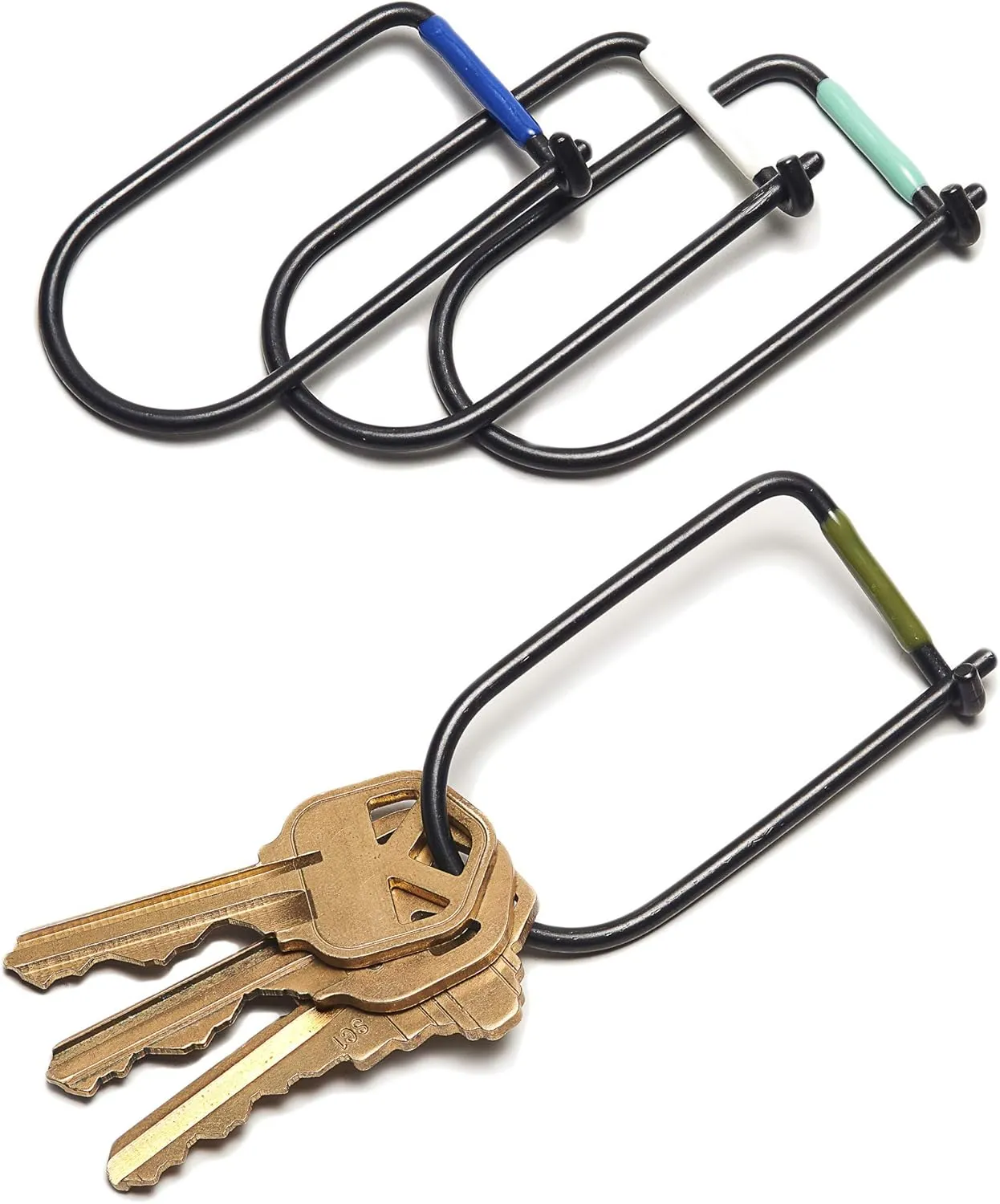 Craighill Wilson Keyring - 2” Minimalist Carabiner Clip, Keychain for Car Keys