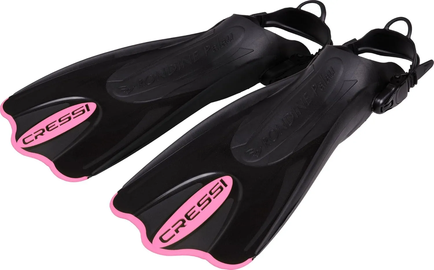 Cressi Adult Short Adjustable Fins - Snorkeling Versatile Open Heel to use Also Barefoot - Palau SAF: Made in Italy