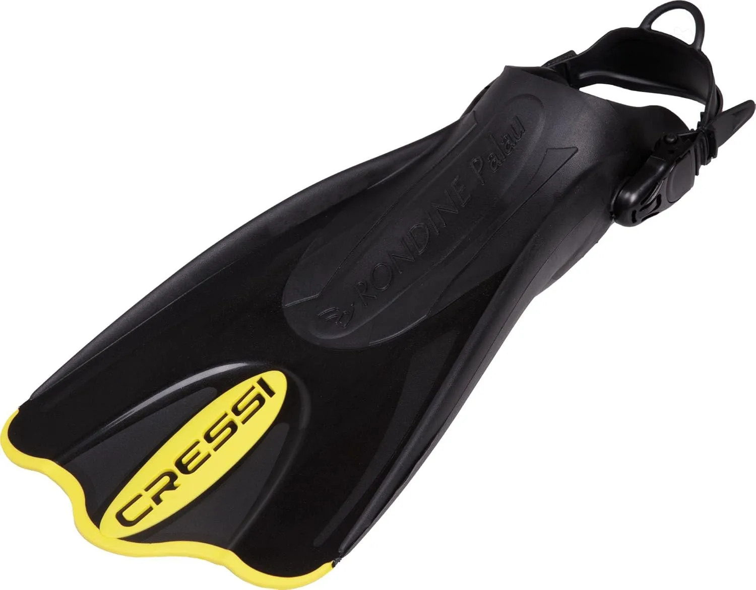 Cressi Adult Short Adjustable Fins - Snorkeling Versatile Open Heel to use Also Barefoot - Palau SAF: Made in Italy