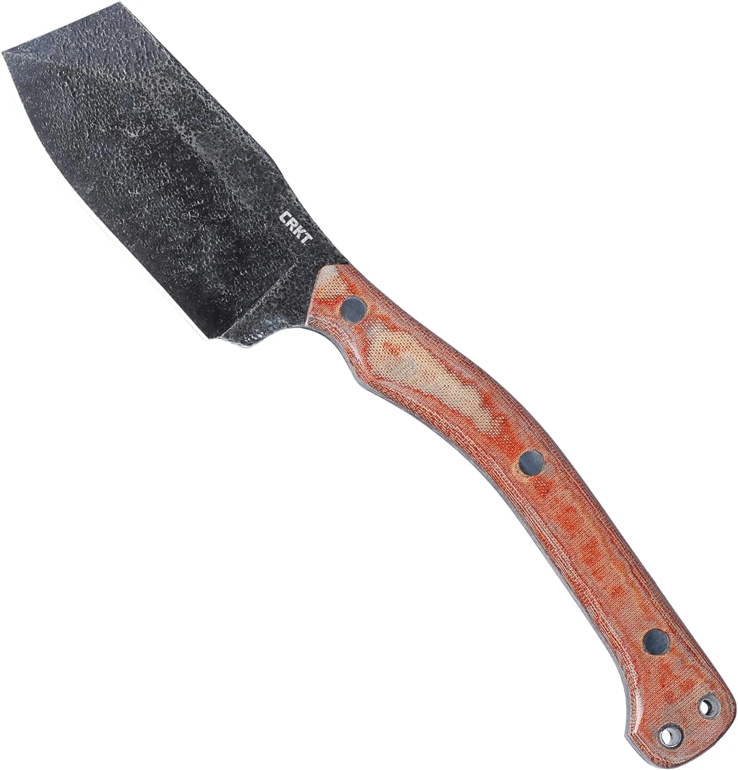 CRKT Razel Nax Fixed Blade Knife: Outdoor Razel Knife-Axe, 1075 Carbon Steel, Full Tang, Resin Infused Fiber Handle w/Kydex Sheath 2014