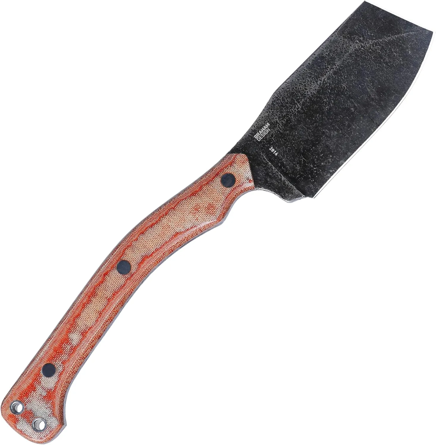CRKT Razel Nax Fixed Blade Knife: Outdoor Razel Knife-Axe, 1075 Carbon Steel, Full Tang, Resin Infused Fiber Handle w/Kydex Sheath 2014