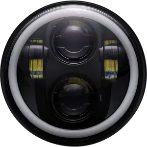 Custom Dynamics ProGlow 5.75" LED Headlight with Color Changing Halo