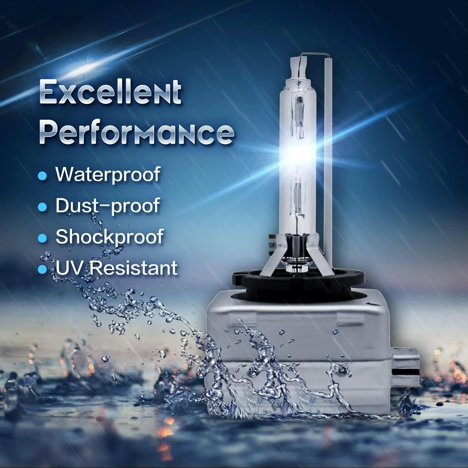 D3S/D3R Xenon HID Headlight Bulbs, 6000K 35W, Car Headlight Lamp Replacement Bulbs 66340 42403 42302, 2 Pcs