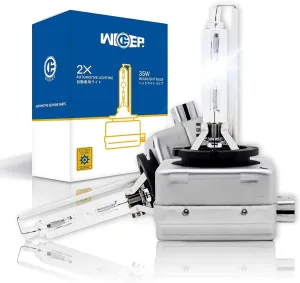 D3S/D3R Xenon HID Headlight Bulbs, 6000K 35W, Car Headlight Lamp Replacement Bulbs 66340 42403 42302, 2 Pcs