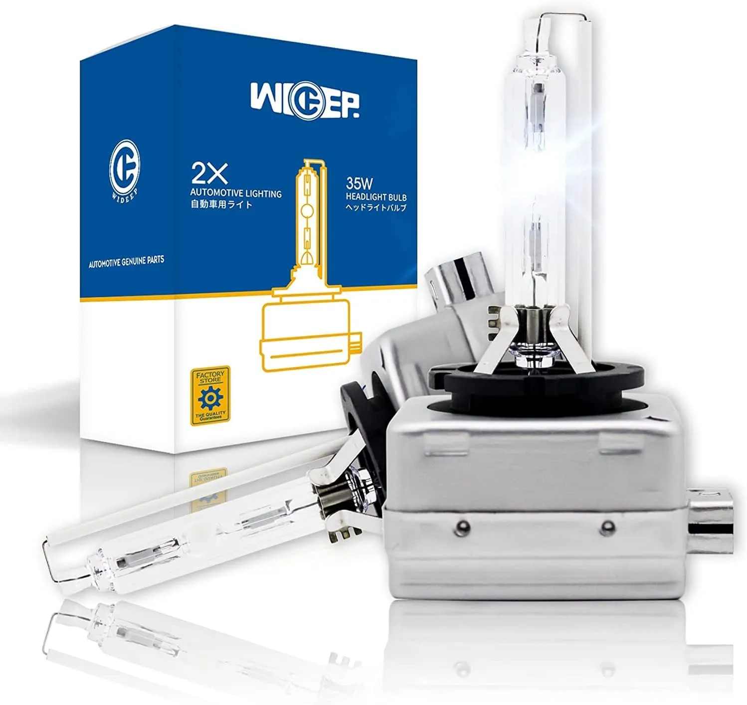 D3S/D3R Xenon HID Headlight Bulbs, 6000K 35W, Car Headlight Lamp Replacement Bulbs 66340 42403 42302, 2 Pcs