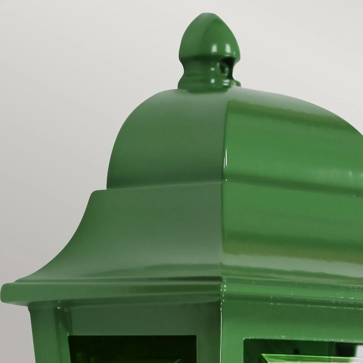 Deco Lane 1lt Half Wall Lantern | Green