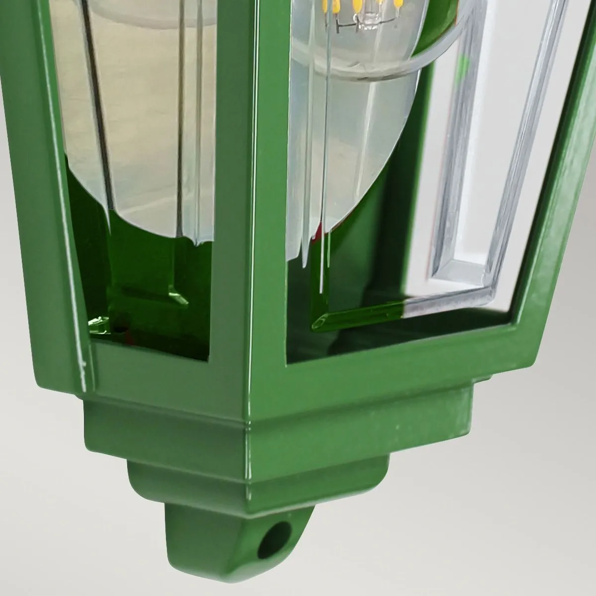 Deco Lane 1lt Half Wall Lantern | Green