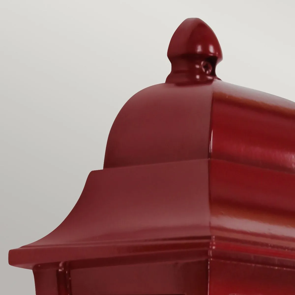 Deco Lane 1lt Half Wall Lantern | Red