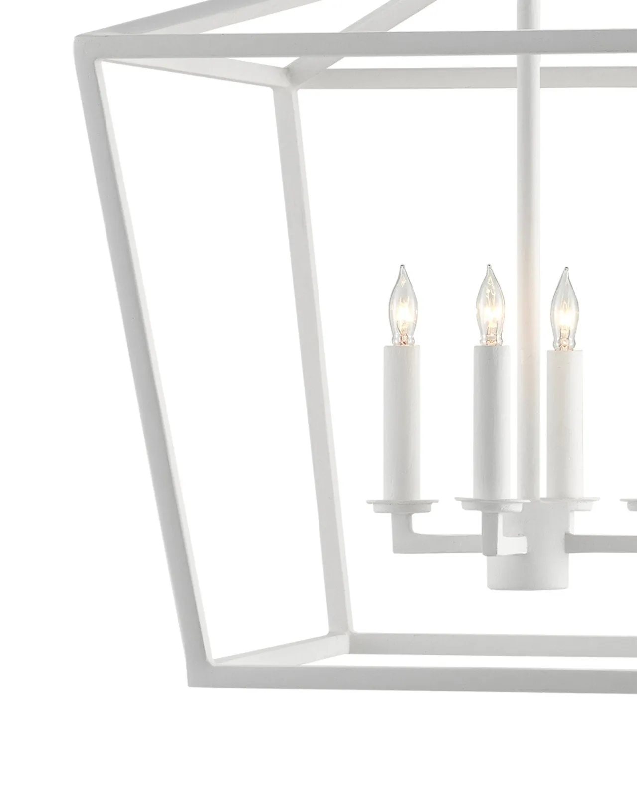 Denison White Medium Lantern