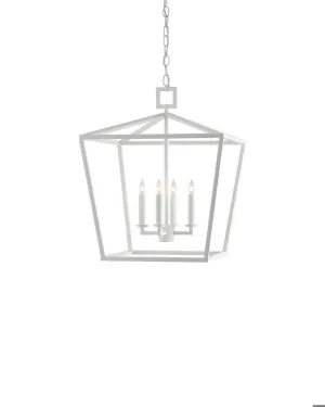 Denison White Medium Lantern