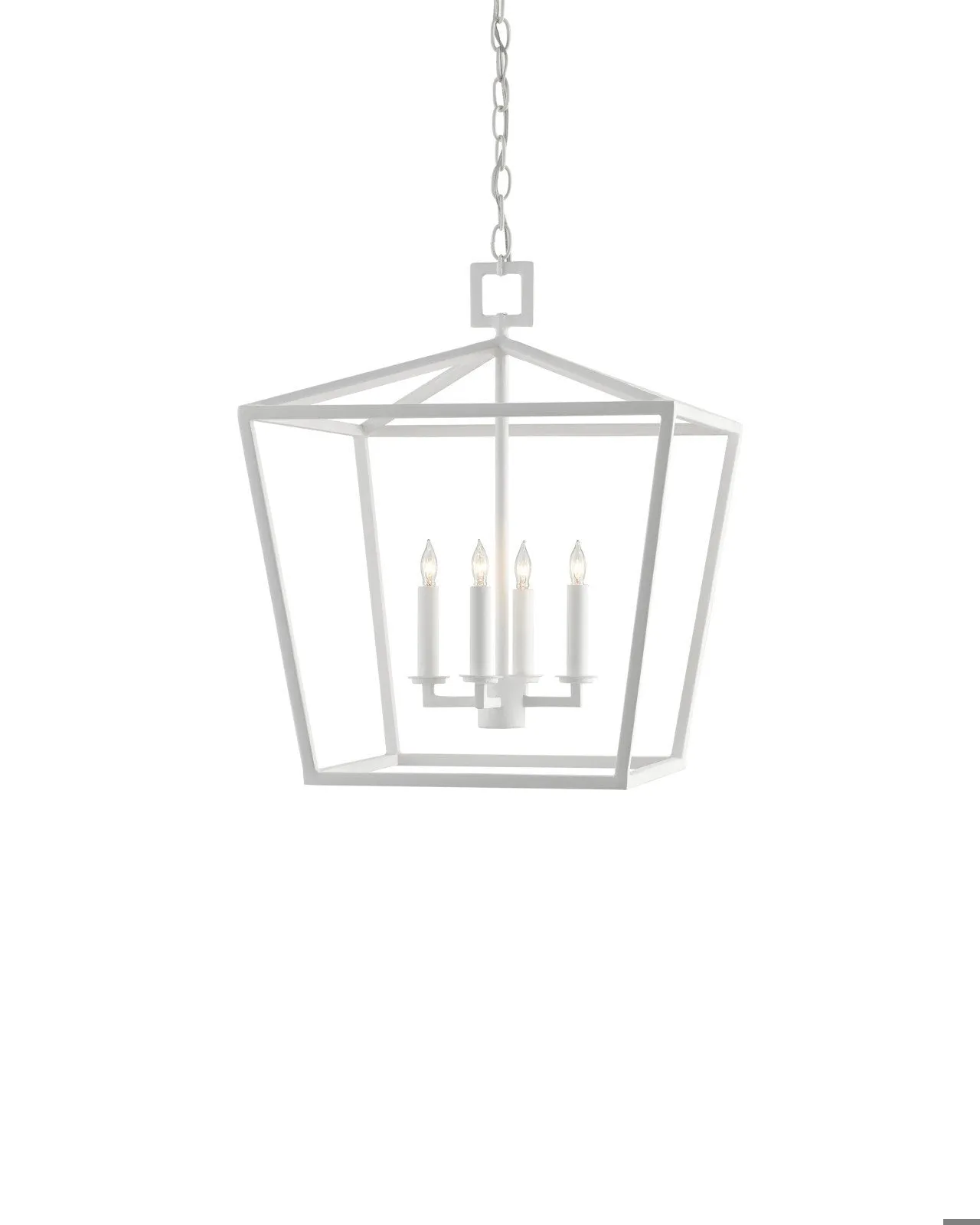 Denison White Medium Lantern
