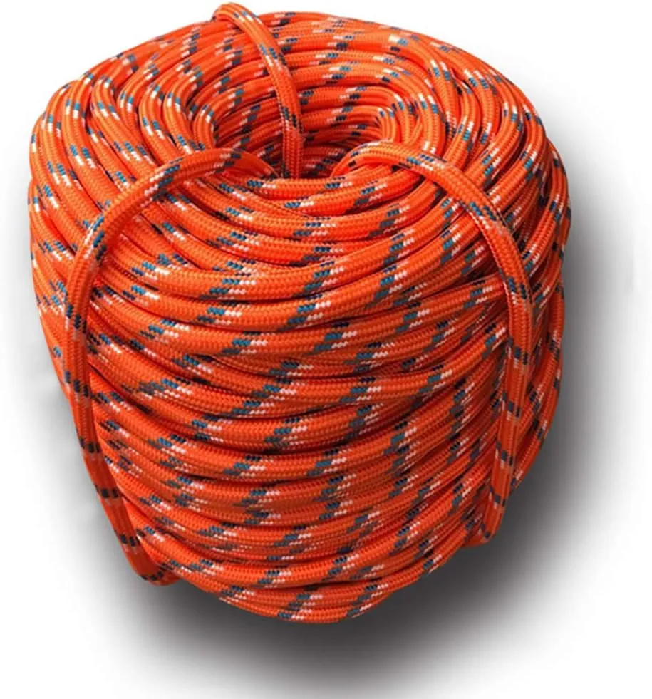 DESERT & FOX Outdoor Emergency Rope,Camping Ropes Climbing Ropes Diameter 9mm 10m/20m/30m/50m Wear Resistant High Strength Hiking Accessory Tool