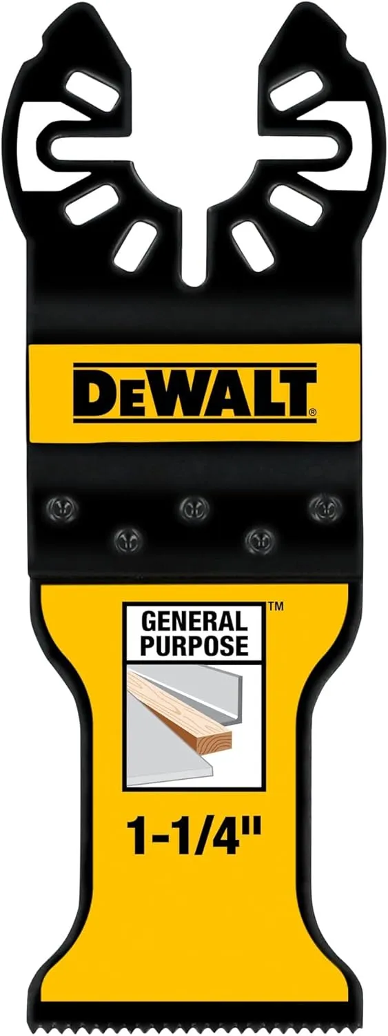 DEWALT 1-1/4 In, Titanium Oscillating Tool Blade For Wood with Nails, 3 Pack, (DWA4203-3)